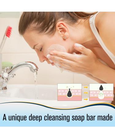Buy Ballboyz Volcanic Mud Face Soap - Natural Black Soap Bar for Men Women & Teens | Refreshing Oil Control & Facial Body Wash - Buy Online on GoSupps.com