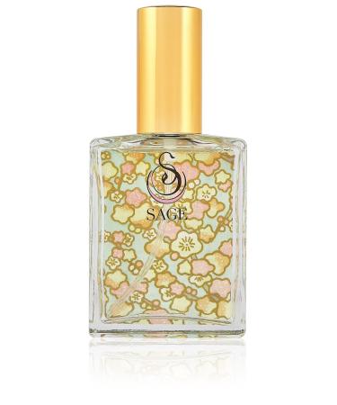 Pearl Organic Perfume Spray by Sage- 2 oz Vegan & Cruelty-Free Subtle Scent Vanilla Sandalwood Musk Pearl 2 oz Eau de Toilette Spray