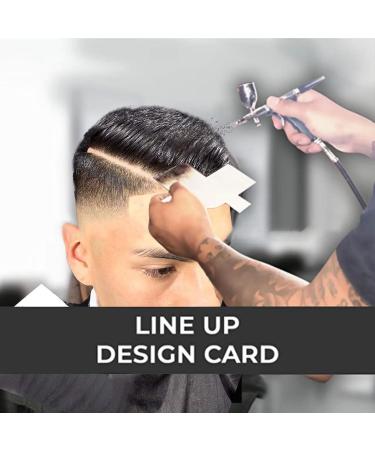 Sonew 5pcs Hairline Enhancement Card - Professional Hairline Applicator Tool for Barbers & Personal Use (White) - Perfect Line Up Solution - Buy Online on GoSupps.com