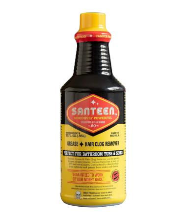 Buy Santeen 700-6 Grease Hair Drain Opener - 32oz Quart for Effective Clog Removal | International Shipping Available - Buy Online on GoSupps.com