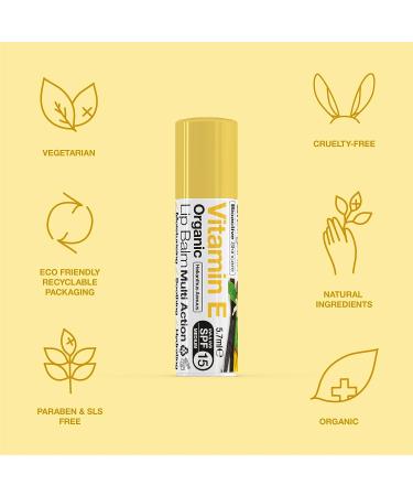 Organic Doctor Vitamin E Lip Balm - Nourishing Lip Care 1ct - Buy Online on GoSupps.com