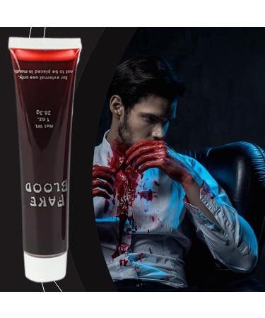 Vampire Blood - Realistic Fake Blood Makeup | Washable Blood Gel for Face and Body Realistic Vampire Blood for Fancy Dress Halloween Blood Theatre Blood to Paint for Play - Buy Online on GoSupps.com