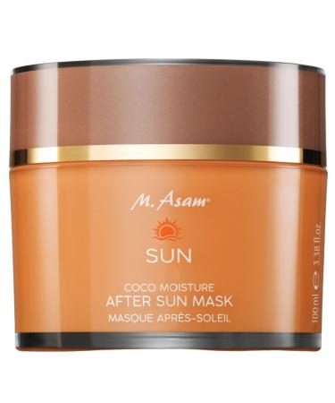 M Asam SUN Coco Moisture After Sun Face Mask (100ml) - Gel Mask for Face Neck & d collet For Sun-Irritated Skin Aloe Vera & Hyaluronic Acid Vegan Face Care