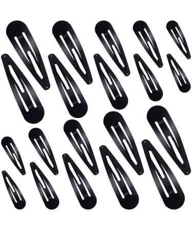 40 Piece Snap Hair Clips Women Large Metal Snap Hair Clips Nonslip Clip Hair Barrettes for Women Hair Pins for Girls Hair Accessories  3.5 Inch  3.1 Inch  2.8 Inch  2.4 Inch  2 Inch (Black) - Buy Online on GoSupps.com