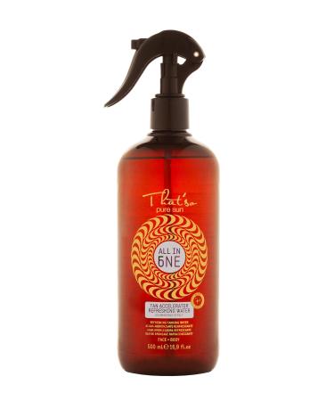 That'so - All in one Fresh water - Tanning & refreshing water with glitter and tan activator 500ml