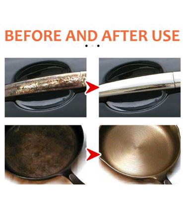 Raturv Metal Polish Cream Stainless Steel Scratch Remover Metal Cleaner Chrome Polish New Metal Rust Remover Chrome Rust Remover Stainless Polish Cream (3pcs) - Buy Online on GoSupps.com