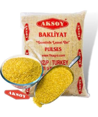 Premium Aksoy Cracked Wheat Coarse Bulgur 5KG - 5.0 Kilograms - Buy Online on GoSupps.com
