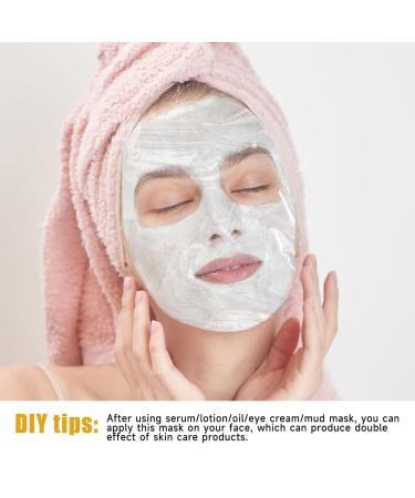 200 Sheets Disposable Facial Sheet Masks - Transparent Moisturizing Face Masks for Spa & Skincare | International Shipping Available - Buy Online on GoSupps.com