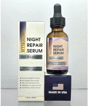Repair Serum Essential Oil 14 Botanical Oils with Sea Buckthorn Rosehip Frankincense Helichrysum and more Lightweight Nourishing Oil for Daily Skin Repair Hydration & Radiance 1 fl oz