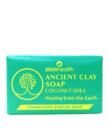 Adama Minerals Ancient Clay Coconut Shea Soap 100% Natural. Vegan Soap