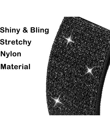 3-Pack Elastic Nylon Bands for Fitbit Versa 3/Sense - Adjustable Breathable Wristbands in Shiny Black/Silver/Pink - Soft Sport Replacement Straps for Women and Men - Buy Online on GoSupps.com