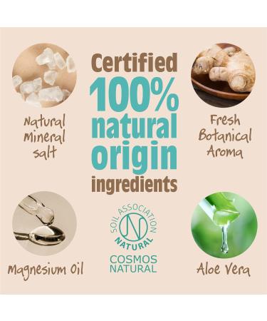 Salt of the Earth - Natural Deodorant Spray Refill - Certified Natural Vegan Long Lasting Protection Leaping Bunny Approved Made in the UK - 500ml (Ginger & Jasmine 500ml) Ginger & Jasmine 500 ml (Pack of 1) - Buy Online on GoSupps.com