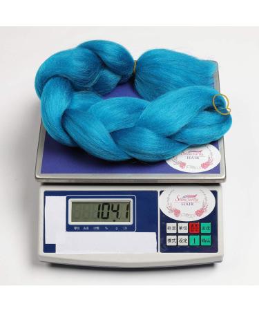 Buy Showjarlly Kanecalon Ombre Jumbo Braid Hair Extensions - 24 Kanecalon Braids in Navy Blue | 3 Series Pack - Ideal for Stylish Hair Braiding - Buy Online on GoSupps.com