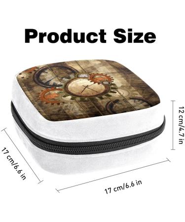 Vintage Clock Gear Parts Sanitary Napkin & Tampon Storage Bag - Color3636 - Buy Online on GoSupps.com