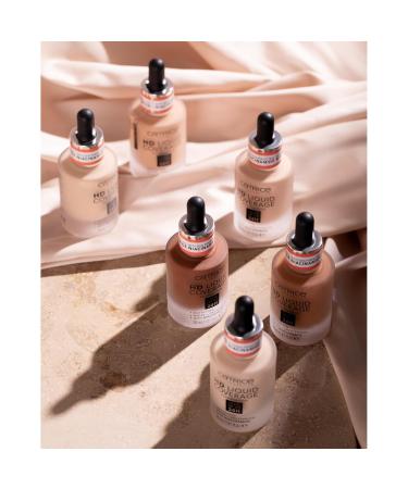 Catrice HD Liquid Coverage Foundation No. 010 - Vegan Oil-Free Waterproof Long-Lasting Matt Finish for Impure Skin (3x30ml) - Light Beige - Buy Online on GoSupps.com