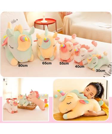 Kekeso Stuffed Unicorn Plush Toy 45cm/17.71inch Pink - Soft Cuddle Pillow Doll for Boys and Girls - Cartoon Unicorn Gift - Buy Online on GoSupps.com