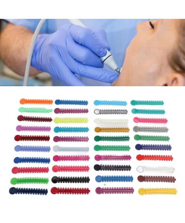 Orthodontic Ligature Rubber Bands (40 pcs) | Colorful Dental Ties for Braces | Premium Orthodontic Ring Bands - Buy Online on GoSupps.com