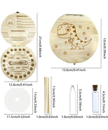 Milk Tooth Box - Perfect Keepsake for Baby Teeth | Ideal Gift for Newborn Girls & Boys - Buy Online on GoSupps.com