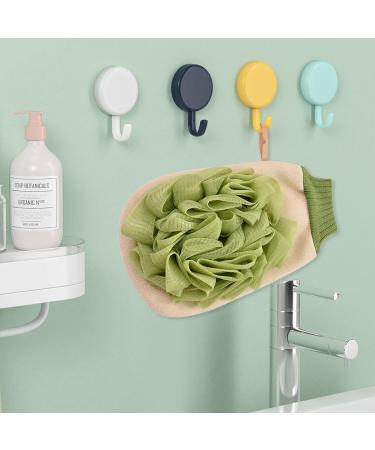 Exfoliating Shower Scrub Gloves - 2pcs Dead Skin Remover Mitts for Home Spa | Double-Sided Body Massage & Exfoliation - Buy Online on GoSupps.com