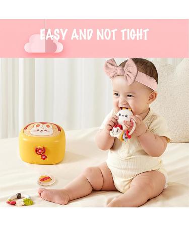 YANINEE 4-Piece High Elastic Nylon Hair Bands for Baby Girls (0-6 Months) - Soft & Stretchy Headbands for Newborns & Infants - Buy Online on GoSupps.com