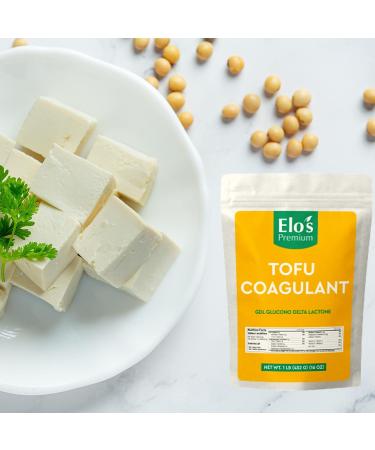 Tofu Coagulant (GDL) By Elo s Premium (1LB) Food Grade Gluten Free Keto Friendly Makes Firm Soft and Silken Tofu/Bean curds Packaged In Canada Pure Glucono Delta Lactone - Buy Online on GoSupps.com