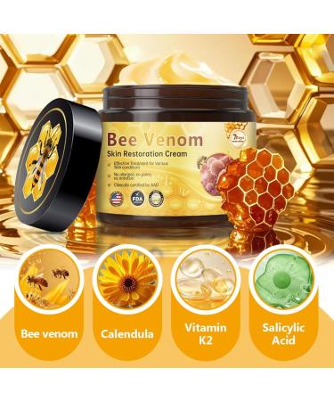 OIXYAZ Bee sting cream with bee venom Cream with bee venom Bee venom and turmeric for all skin types 60G A - Buy Online on GoSupps.com