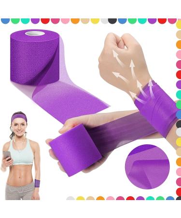 12-Pack Foam Prewrap Athletic Tape - Assorted Colors | Breathable Sports Wrap for Running, Hiking & Hair - Buy Online on GoSupps.com