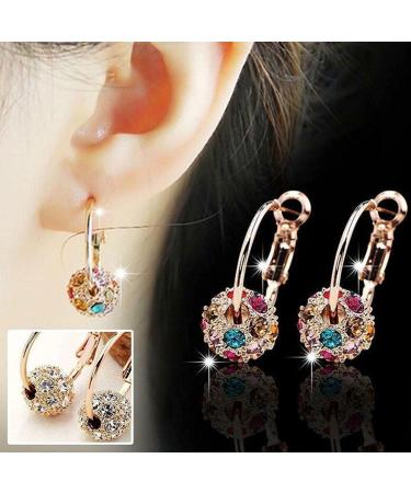 Lymphatic Drainage Slimming Earrings Magnetic Therapy Weight Loss Earrings EarAcupressure Magnetherapy Earrings for Women 3pairs-a - Buy Online on GoSupps.com