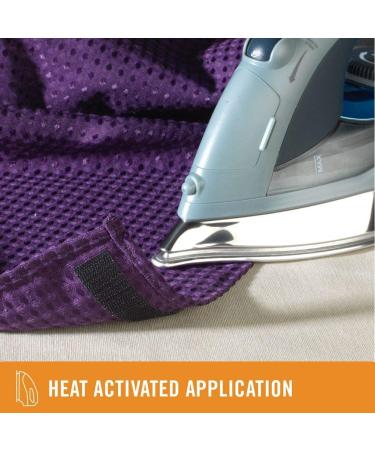 VELCRO Brand Iron On Tape for Fabrics - No Sewing or Gluing | Heat Activated | 5 ft x 3/4 in | Black (91028C) - Buy Online on GoSupps.com