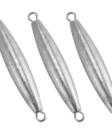 Dr.Fish 5 Pack Trolling Sinker Fishing Sinker Torpedo Lead Double Ring Inline Lead Fishing Weight 1oz-8oz 5pcs Bottom Fishing Fresh Water 2oz-5 Pack