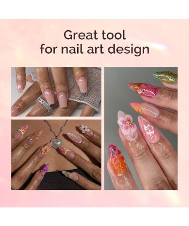 MelodySusie Kolinsky Acrylic Nail Brush - Professional Size 8 Glitter Brush for Nail Art - Aurora Collection - Buy Online on GoSupps.com