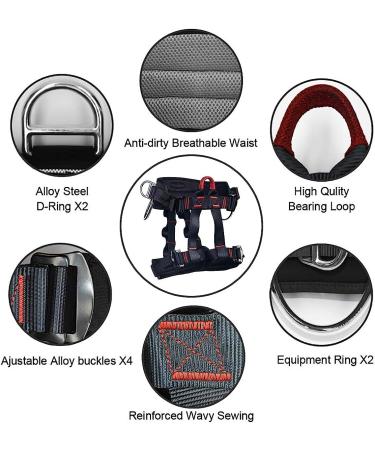 Large Size HeeJo Climbing Safety Seat Belt for Outdoor Tree Climbing - Ideal for Outward Bound and Training - Durable Climbing Gear - Buy Online on GoSupps.com