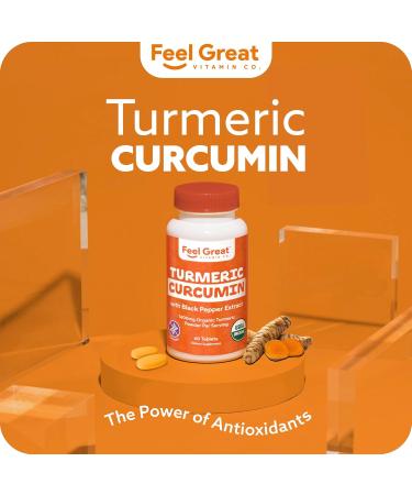 Organic Turmeric Curcumin with Organic Black Pepper 1400 mg - 95% Standardized Curcuminoids & Black Pepper Extract for Better Absorption & Potency - Joint Support - 60 Count Turmeric Capsules - Buy Online on GoSupps.com