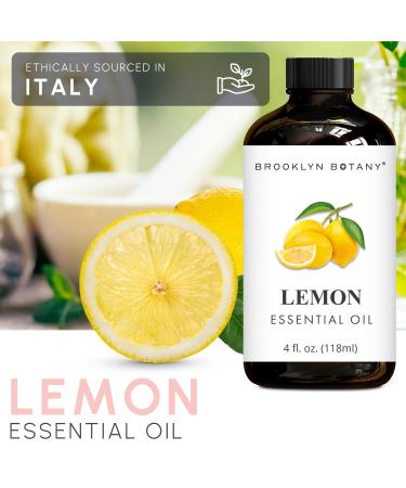 Brooklyn Botany Lemon & Cinnamon Essential Oils 4 Fl Oz (Pack of 2) 100% Pure & Natural Bright & Warming Aromatherapy Blend - Buy Online on GoSupps.com