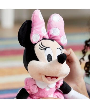 Disney Store Minnie Mouse 33cm Plush Toy in Pink Polka Dot Dress - Cuddly Character for All Ages - Buy Online on GoSupps.com