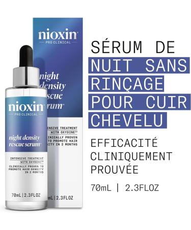 NIOXIN Night Density Rescue Serum - Growth Booster Thickening Night Serum - Enriched with Ginger and Caffeine (70ml) - Buy Online on GoSupps.com