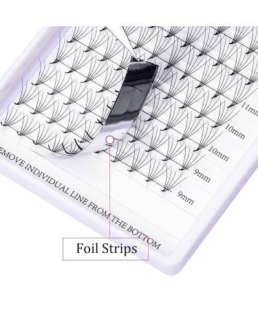 Shop 5D Russian Eyelash Extensions - Prefabricated Fans 0.05mm D Curl (8-14mm) for Stunning Lashes - Buy Online on GoSupps.com
