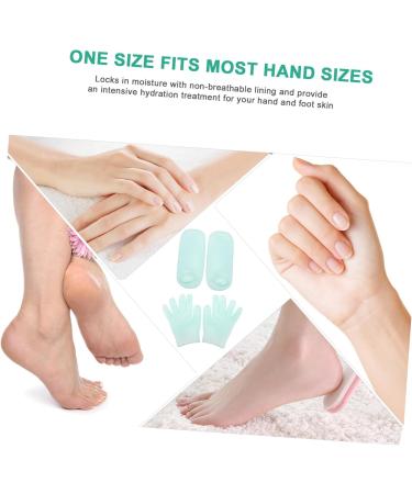  POPETPOP POPETPOP Warm Women's 2 Pairs of Moisturizing Gel Socks Hand and Foot Care Set - Buy Online on GoSupps.com