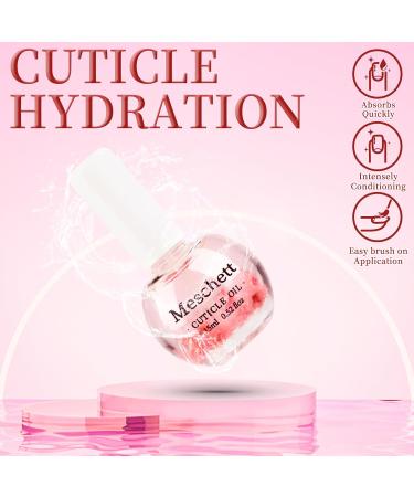 Peach Cuticle Oil with Sweet Almond Oil for Nail Repair & Growth - 15ml - Buy Online on GoSupps.com