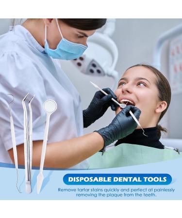 TrelaCo 50 Sets Disposable Dental Tools - Dental Picks Mirror & Explorer for Professional Teeth Cleaning - Buy Online on GoSupps.com