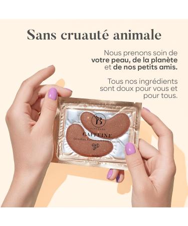 Patch Yeux Anti Cernes (20 paires) Masque Yeux avec Niacinamide et Acide Hyaluronique Anti Cernes et Poches - Caf ine Eye Patch Caffeine - Buy Online on GoSupps.com