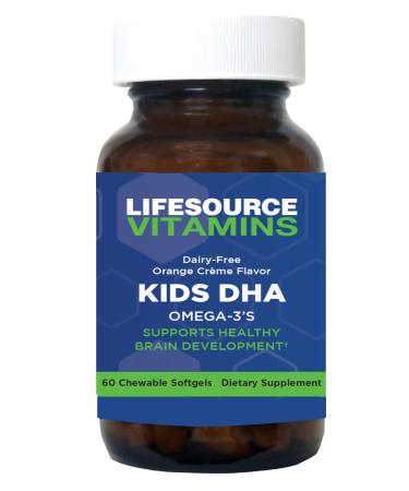 LifeSource Vitamins Kids DHA Omega 3's - 60 Great Tasting Chews -