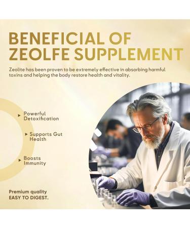 Life Nutrition 2300mg Zeolite Detox Capsules for Kids and Adults Natural Premium Liquid Zeolite 120 pcs Gut Health and Immune System Support Gentle Daily Detox and Energ 120 Count (Pack of 1) - Buy Online on GoSupps.com