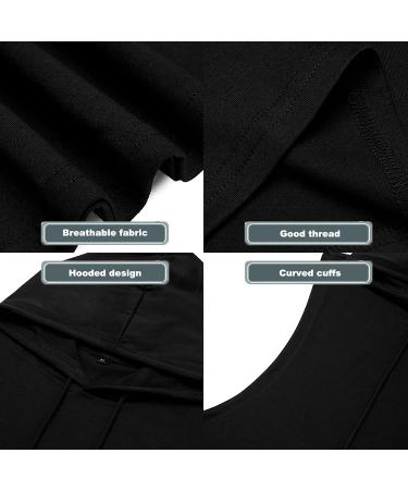 Babioboa Men's Black Sleeveless Hoodie Tank Top - Stylish Workout Muscle Shirt for Gym Fitness - Buy Online on GoSupps.com