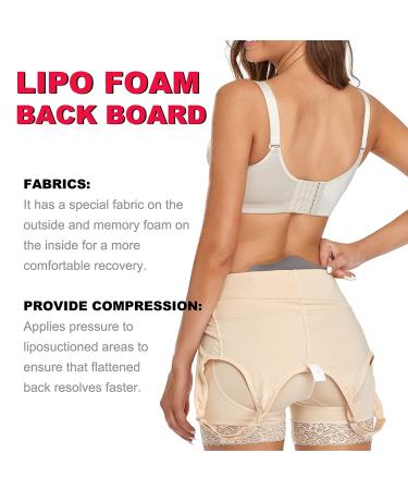 Lipo Foam Back Board Lumbar Molder BBL Compression Post Surgery Supplies - Grey - Buy Online on GoSupps.com
