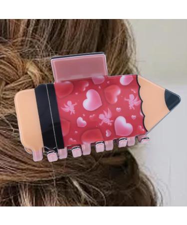 Siopob Cute Claw Clips | Claw Clip Hairpin for Women's Long Hair - Beautiful and Lovely Hair Decoration Too for Daily Use Night Out Club and 3-13 - Buy Online on GoSupps.com