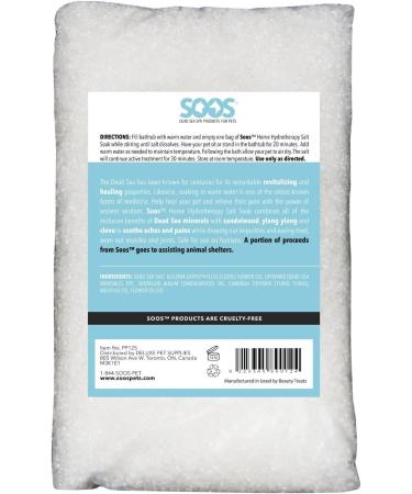 SOOS Natural Dead Sea Mineral Soak for Pets - Relaxation and Relief - Buy Online on GoSupps.com