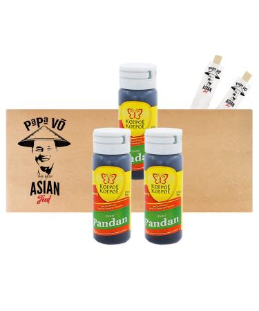 Pack of 3 (3x25ml) Koepoe Pandan Paste (Papa Vo )