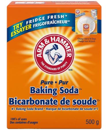 ARM & HAMMER Baking Soda For Baking Cleaning and Deodorizing 500 g 500 g (Pack of 1)