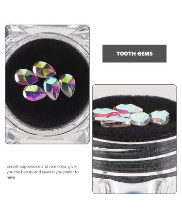 AB Colored Tooth Gem Kit - Fashionable DIY Tooth Jewelry for Teeth Ornaments - 0.6x0.4cm - Buy Online on GoSupps.com